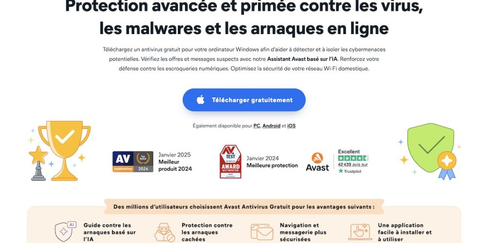 Découvrez Avast Antivirus Gratuit : protection en ligne sans frais en 2026