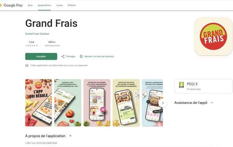 Pourquoi l&rsquo;application Grand Frais connaît un succès d&rsquo;un million de téléchargements en France